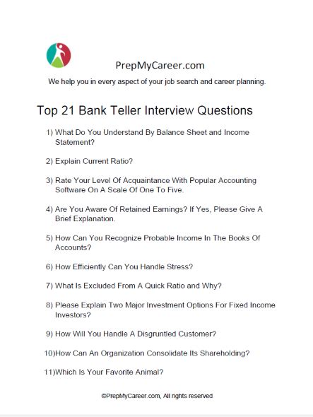 Top 17 Bank Teller Interview Questions & Answers [2023 Edition].